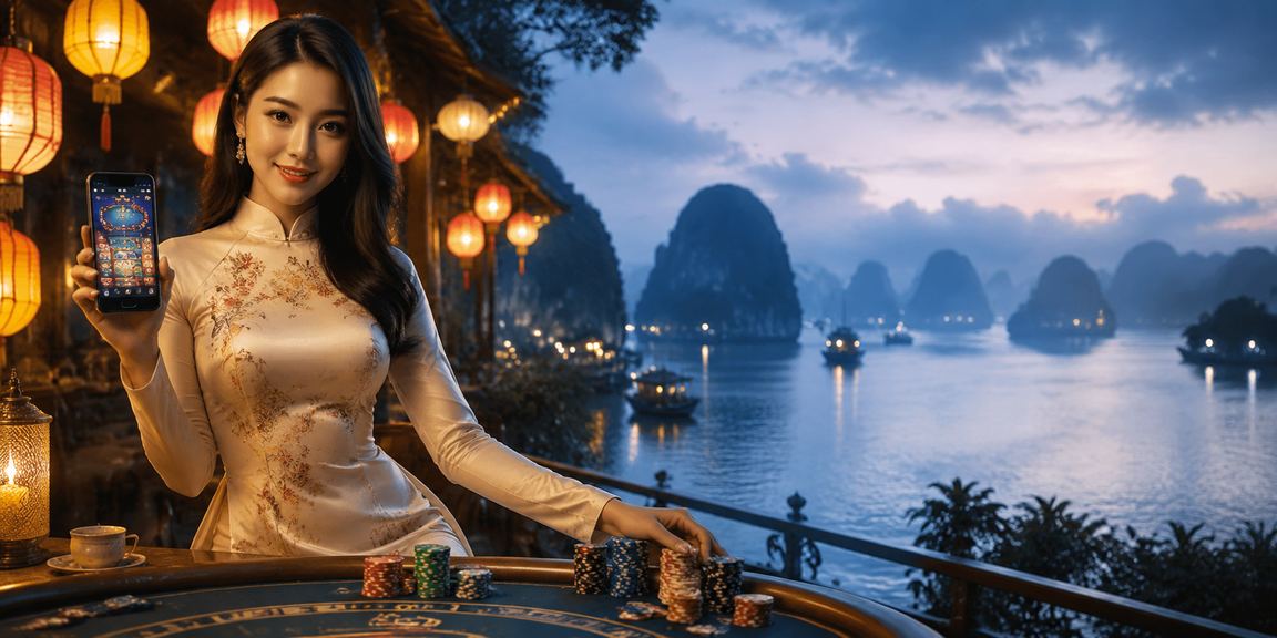 Ánh đèn lồng Hội An kết hợp không gian giải trí trực tuyến trên thiết bị di động